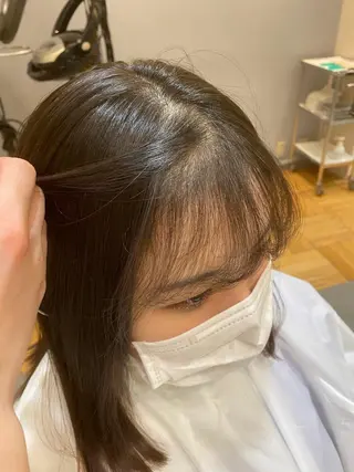 ミディアム パーマ キタド アミのヘアスタイル