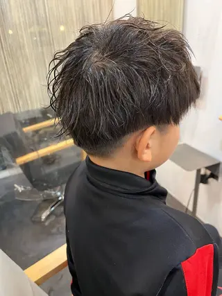 パーマ メンズ キッズ 橋野 来夢のヘアスタイル