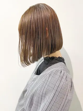 ショート カラー レイヤーボブ/ボブ 仲川和人のヘアスタイル