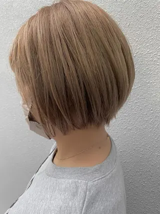 ショート モテ髪/ボブ/ショー ト/アダチフウトのヘアスタイル