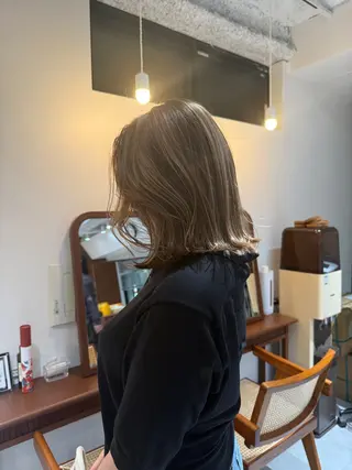 ロング カラー ヘアアレンジ opus 店長大和 レイヤー/赤み消しのヘアスタイル