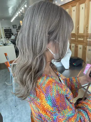 ロング カラー YURAGI🪴 FUTABAのヘアスタイル