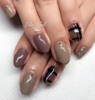 ネイル モチの良さ◉ フィルインネイル♡のネイルデザイン