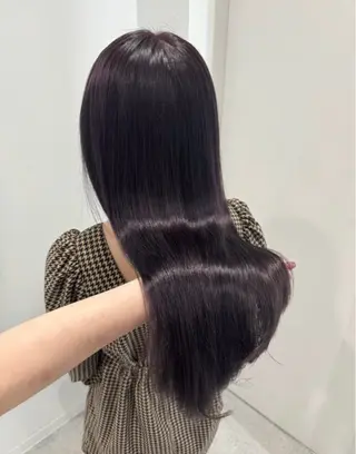 ロング miku/ラベンダー 透明感カラー🪻❤︎のヘアスタイル