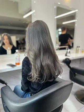 ロング カラー ヘアアレンジ 💍透明感×韓流ハイ トーン💍RYUTAのヘアスタイル