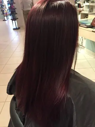 カラー 山本 あのんのヘアスタイル