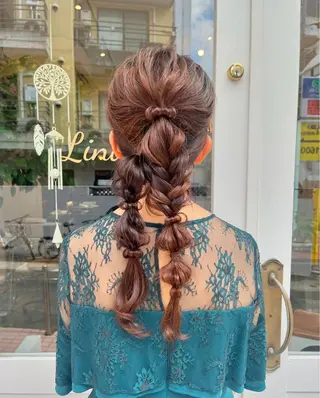 ロング ヘアアレンジ 髪質改善☆ 縮毛矯正miyuのヘアスタイル