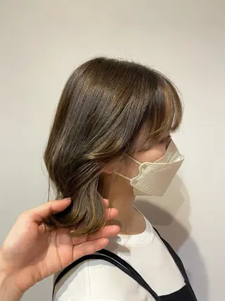 ショート カラー 鳥本かりん／ パーマモデル募集のヘアスタイル