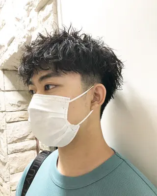 パーマ ヘアアレンジ メンズ メンズ特化✂️栗原 侑也のヘアスタイル