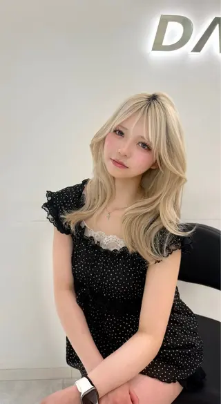 ロング カラー ヘアアレンジ 透明感カラー🎀艶髪 Anju/渋谷🎀のヘアスタイル