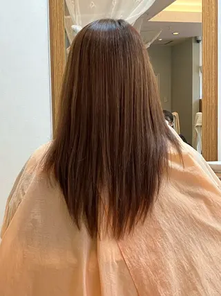ロング 高畑駅×縮毛矯正 縮毛矯正湯浅貴子のヘアスタイル