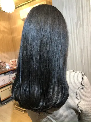 ミディアム 縮毛矯正の達人 ☆ 松本のヘアスタイル