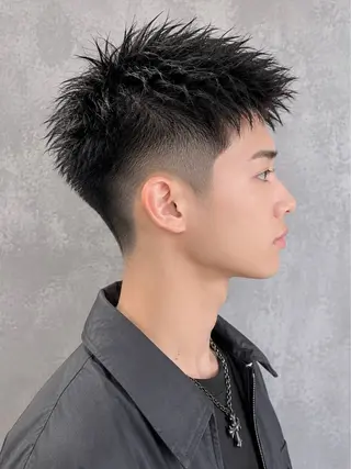 ショート メンズ クロヤマ ノアミのヘアスタイル