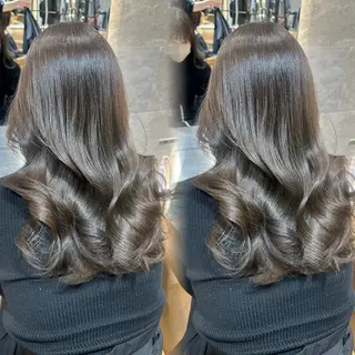 ロング レイヤー/髪質改善 /透明感カラーユウトのヘアスタイル