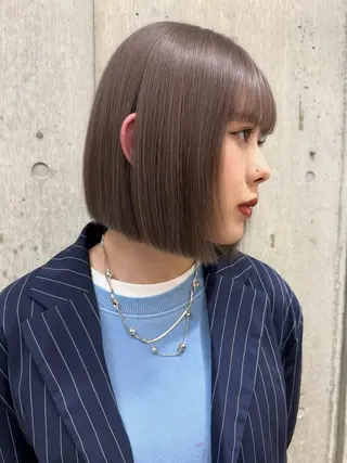 ショート カラー 失敗しないハイトーン ✨ハッシュカットミワのヘアスタイル
