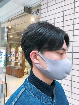 パーマ メンズ 阿部 美咲のヘアスタイル