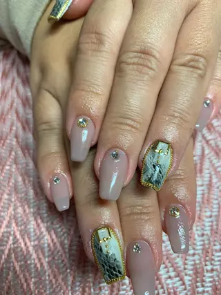 ネイル rukianail 新里のネイルデザイン