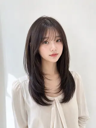 ロング カラー 新宿/モテ🤍 トレンドヘア/ワカナのヘアスタイル