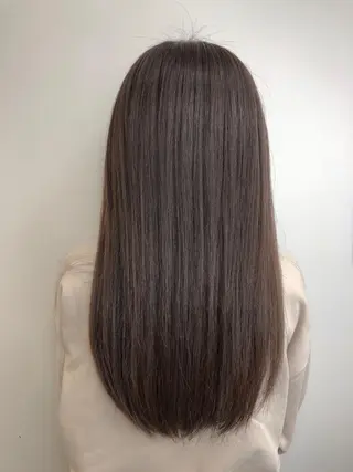 セミロング カラー 【透明感、艶髪】西村 有司のヘアスタイル