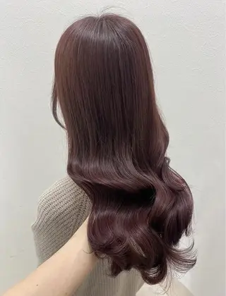 カラー 透明感カラー🎀／ 寒色カラー／マツエクのヘアスタイル