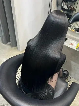 ロング ワンホンヘア🇨🇳 髪質改善/itaruのヘアスタイル