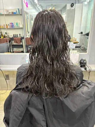 セミロング パーマ カットパーマ 募集／Otohaのヘアスタイル