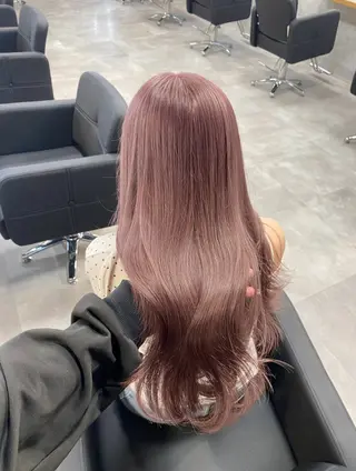 ロング カラー 淡色/ワンホンヘア 🤍MINORIのヘアスタイル