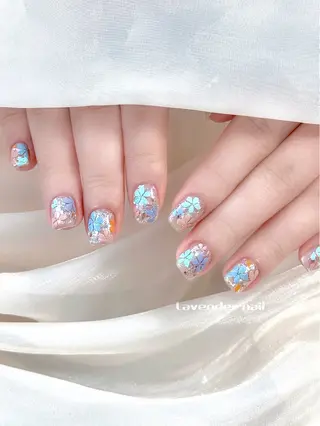 ネイル Lavender nail·中島公園のネイルデザイン