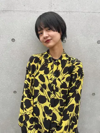 ショート カラー センスをお届けします 大谷将生infpのヘアスタイル
