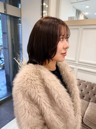 ミディアム 推しカラー🌙 RIHOのヘアスタイル