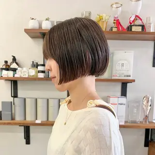 ショート カラー 初めてのショート お任せください✂️のヘアスタイル