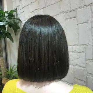 ミディアム カラー 🥛洒落髪小顔cut なら龍崎🥛のヘアスタイル