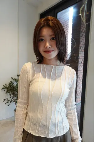 ショート HARUKA/ 透明感カラーのヘアスタイル