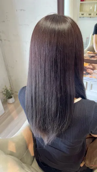 ロング カラー eMuエミュ‪ ¨̮⃝ayakaのヘアスタイル