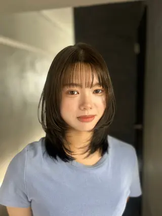 カラー ❤︎REIKA❤︎ ブリーチなしWカラーのヘアスタイル