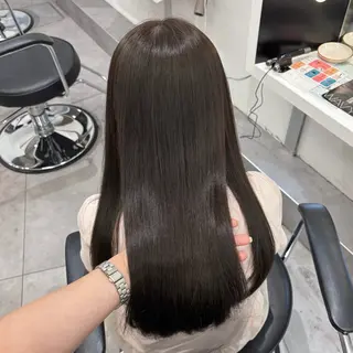 セミロング カラー グレージュ🐰透明感 カラー🫧akihoのヘアスタイル