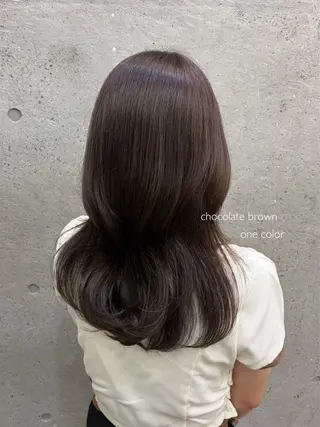ロング カラー 🫧似合わせ透明感 カラー　みゆう🕊️のヘアスタイル