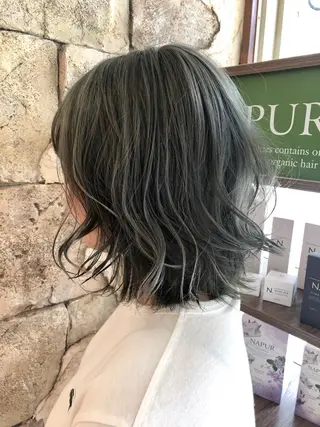 ミディアム カラー 大竹 哲也のヘアスタイル