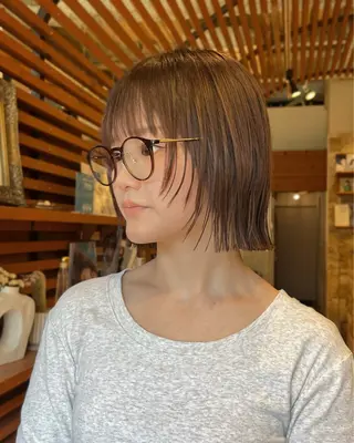 ショート YUI🍊 ボブ/レイヤーカットのヘアスタイル
