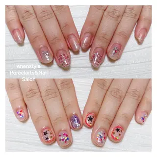 ショート ネイル 🐾enen style 🐾のネイルデザイン