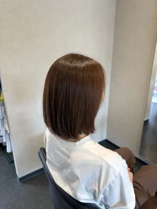 ミディアム 髪質改善⚡️カラー 🍀武久 誠🍀のヘアスタイル