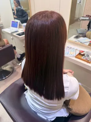 ミディアム カラー 横浜/うるうる🌟 つやカラー🥣さくらのヘアスタイル