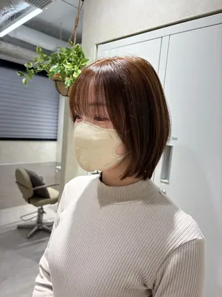 ショート カラー 韓国ヘア・カラー 🩵涓のヘアスタイル