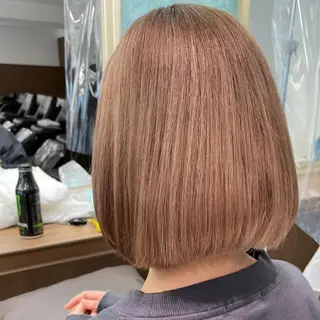 カラー 渡部凌我 小顔ウルフ ハイトーンカラーのヘアスタイル