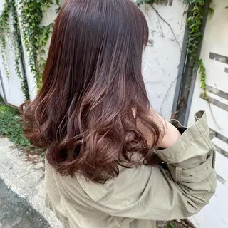 ミディアム カラー 清村 和音のヘアスタイル