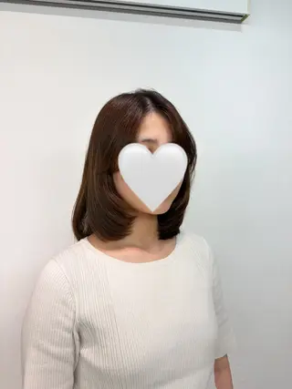 ミディアム 大村 咲羅のヘアスタイル