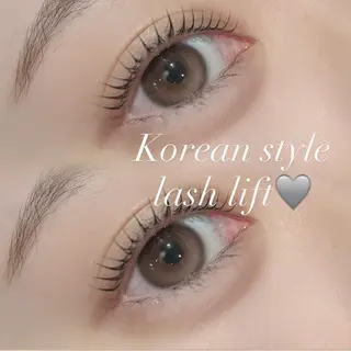マツエク・マツパ 韓国風艶髪カラー× 束感まつ毛🎀美雨のマツエク・マツパデザイン