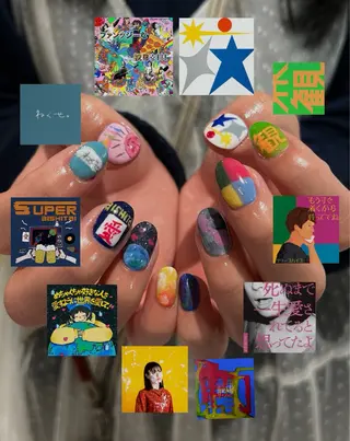 ネイル 個性派ネイル シノのネイルデザイン