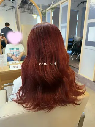 セミロング カラー 🍊暖色/ボブ chihiro🌼ོのヘアスタイル