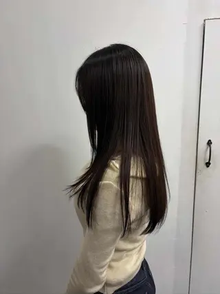 カラー ルプラボウ/ ふくい きなりのヘアスタイル